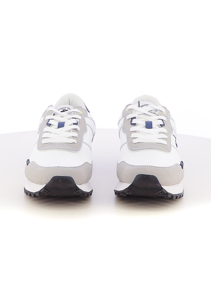 Sneakers stringate uomo BH POLO CLUB BHM513000 bianco grigio | Costa Superstore