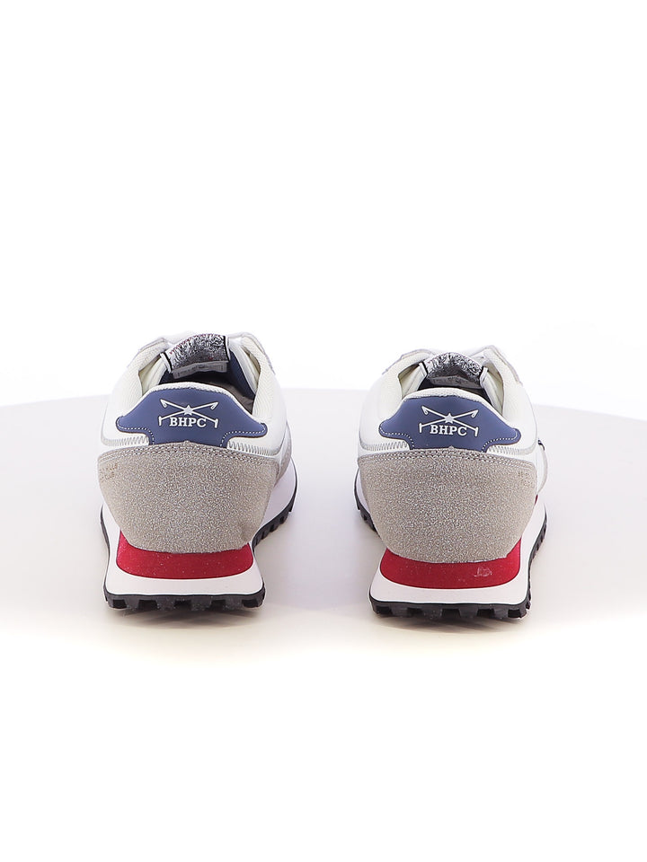 Sneakers stringate uomo BH POLO CLUB BHM513000 bianco grigio | Costa Superstore