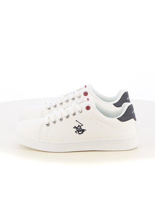 Sneakers stringate ragazzo BH POLO CLUB BHM514001J bianco blu | Costa Superstore