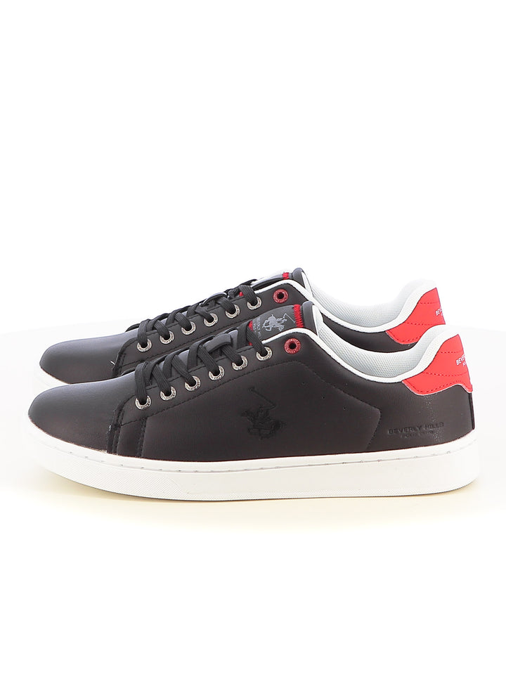 Sneakers stringate uomo BH POLO CLUB BHM514001 nero | Costa Superstore