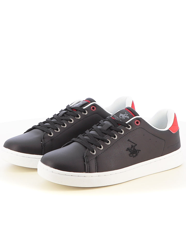 Sneakers stringate uomo BH POLO CLUB BHM514001 nero | Costa Superstore