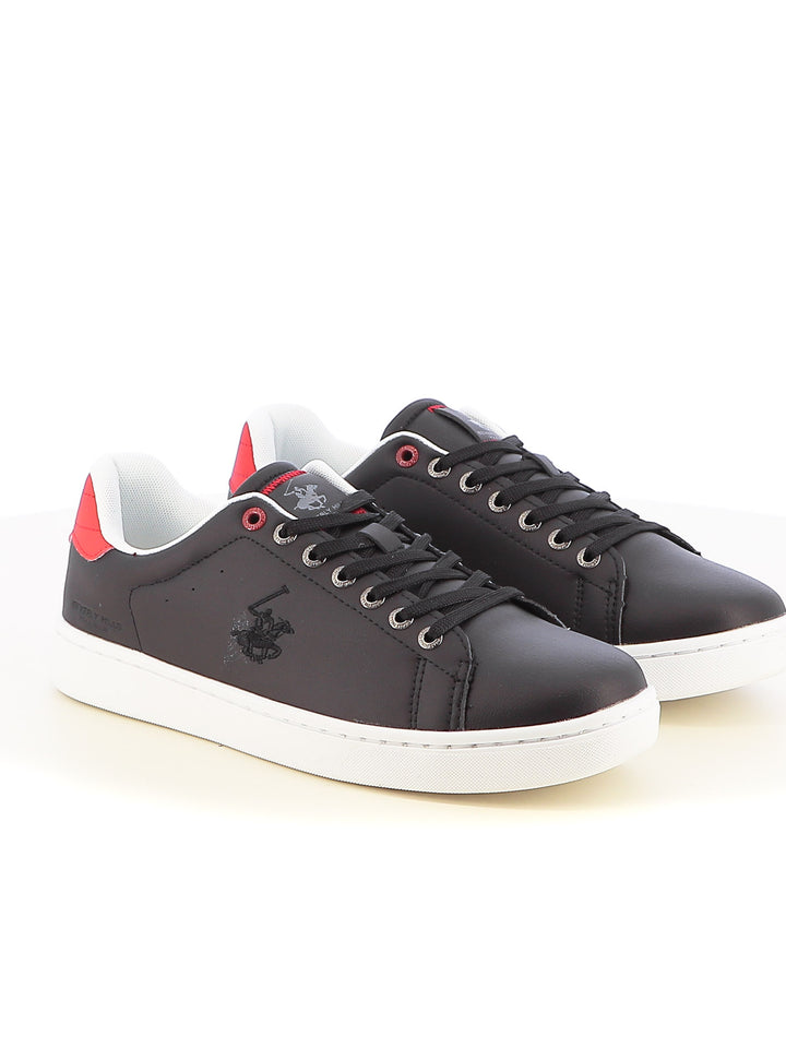 Sneakers stringate uomo BH POLO CLUB BHM514001 nero | Costa Superstore