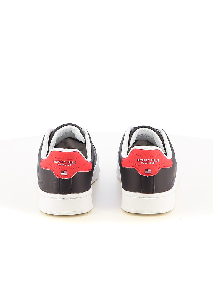 Sneakers stringate uomo BH POLO CLUB BHM514001 nero | Costa Superstore