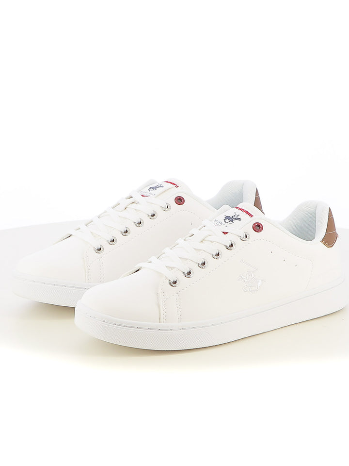 Sneakers stringate uomo BH POLO CLUB BHM514001 bianco | Costa Superstore
