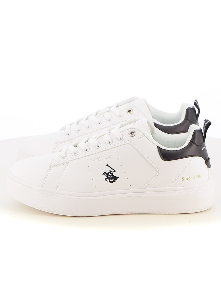 Sneakers stringate uomo BH POLO CLUB BHM514400 bianco | Costa Superstore