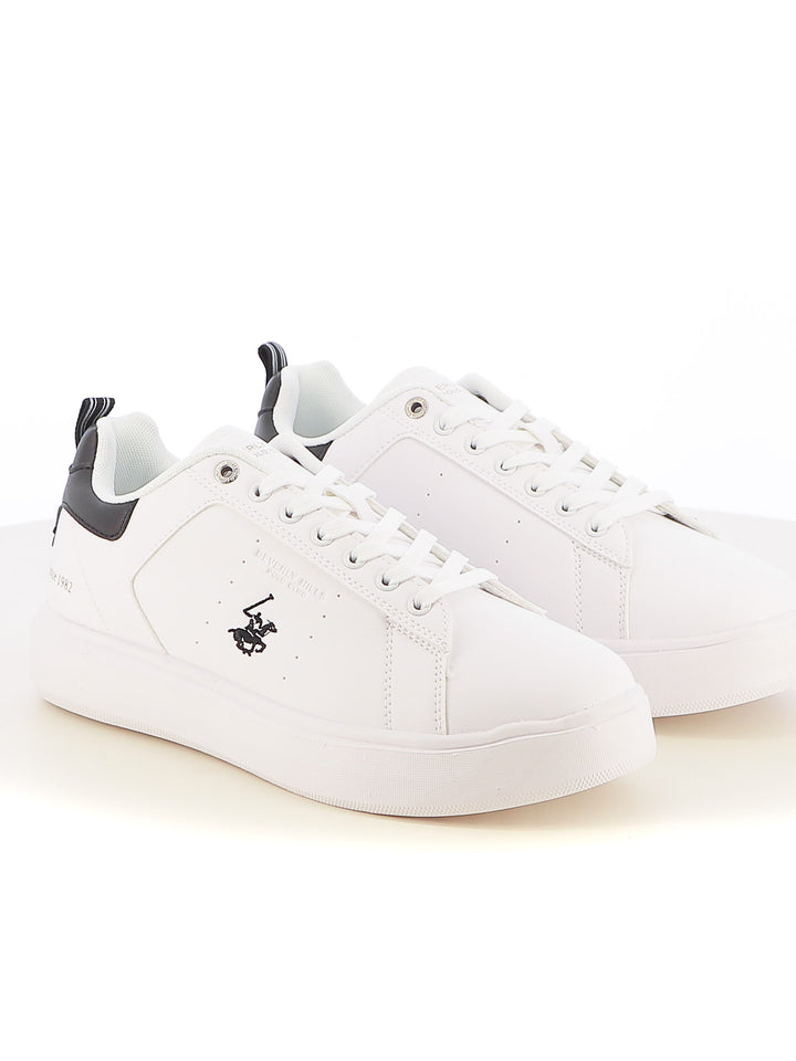 Sneakers stringate uomo BH POLO CLUB BHM514400 bianco | Costa Superstore