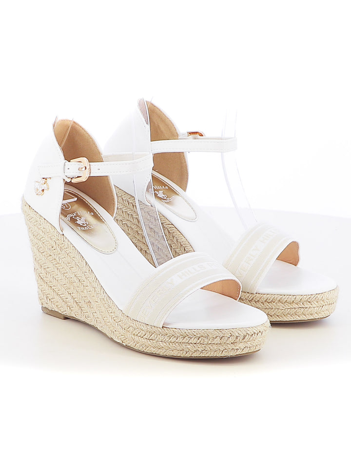 Sandali con cinturino donna BH POLO CLUB BHW511100 bianco | Costa Superstore