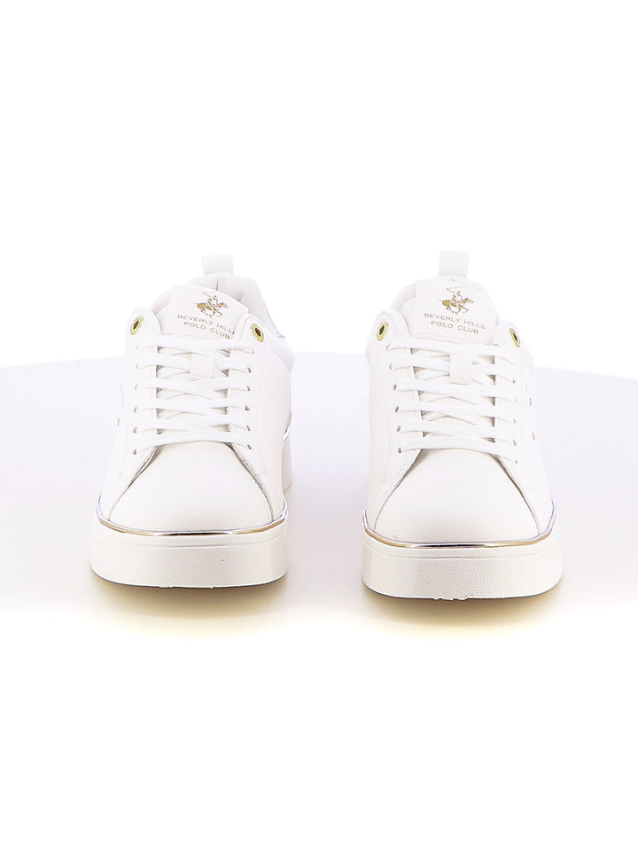Sneakers stringate donna BH POLO CLUB BHW514300 bianco | Costa Superstore