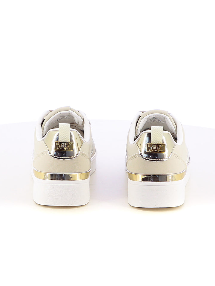 Sneakers stringate donna BH POLO CLUB BHW514301 beige chiaro | Costa Superstore