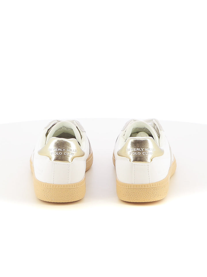 Sneakers stringate donna BH POLO CLUB BHW515200 bianco grigio | Costa Superstore