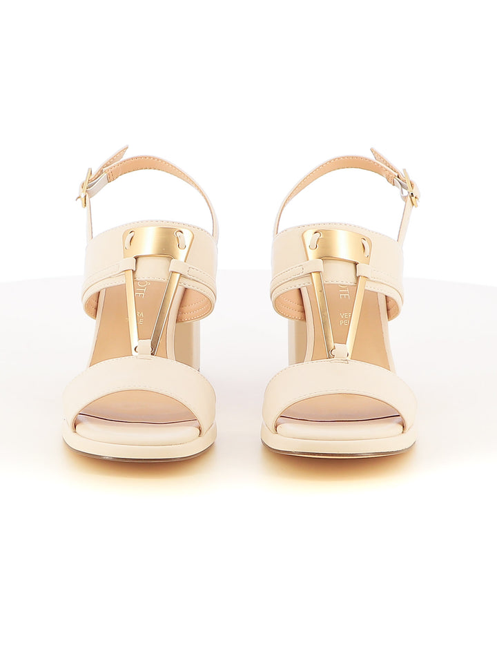 Sandali con t-strap donna CARLA COTE K25102 beige chiaro | Costa Superstore