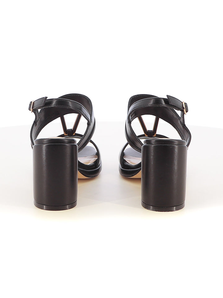 Sandali con t-strap donna CARLA COTE K25102 nero | Costa Superstore