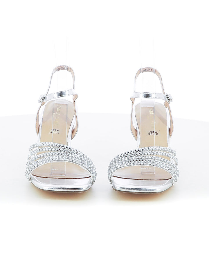 Sandali gioiello donna CARLA COTE K25107 argento | Costa Superstore