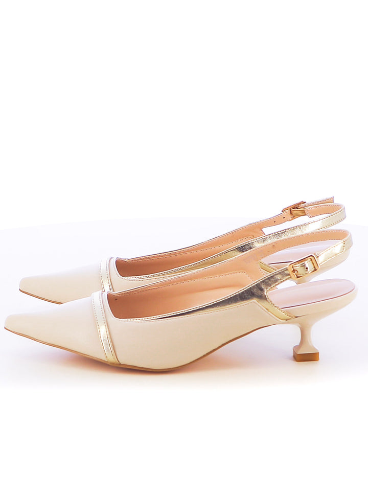 Décolleté slingback donna CARLA COTE K3761 beige scuro | Costa Superstore
