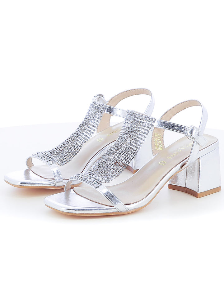 Sandali con t-strap donna CARLA COTE ZM9988 argento | Costa Superstore