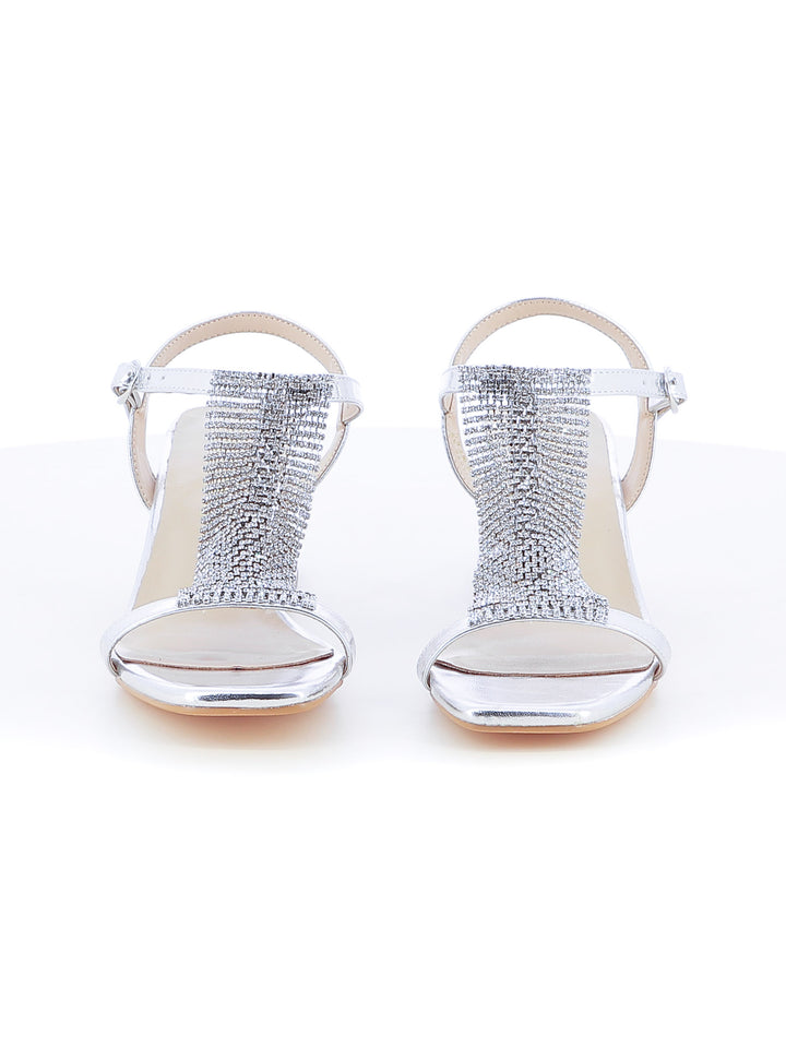 Sandali con t-strap donna CARLA COTE ZM9988 argento | Costa Superstore