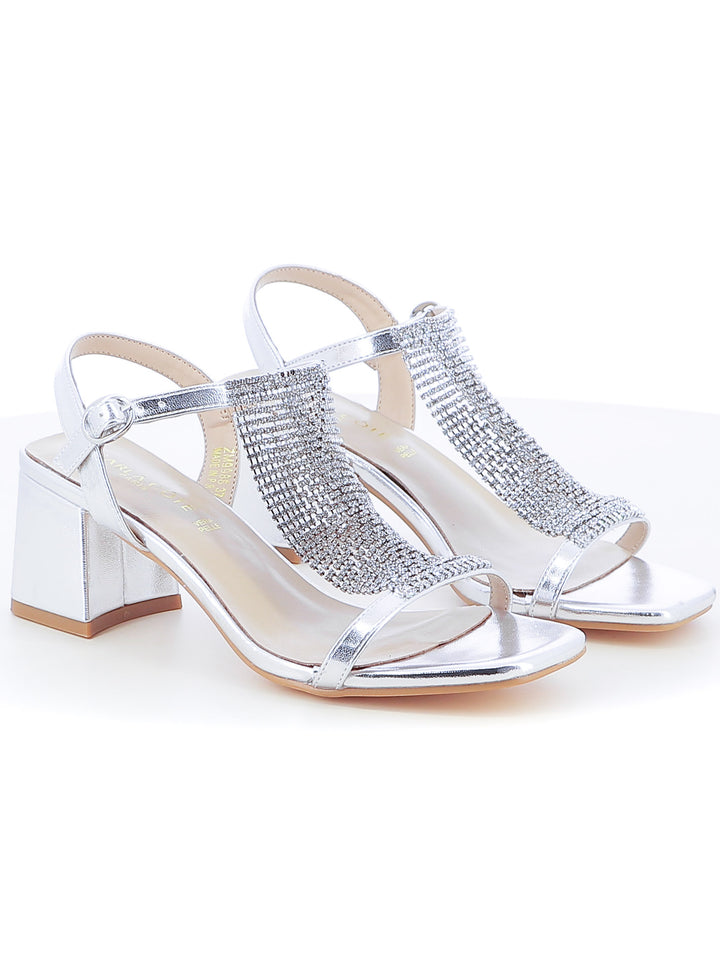 Sandali con t-strap donna CARLA COTE ZM9988 argento | Costa Superstore