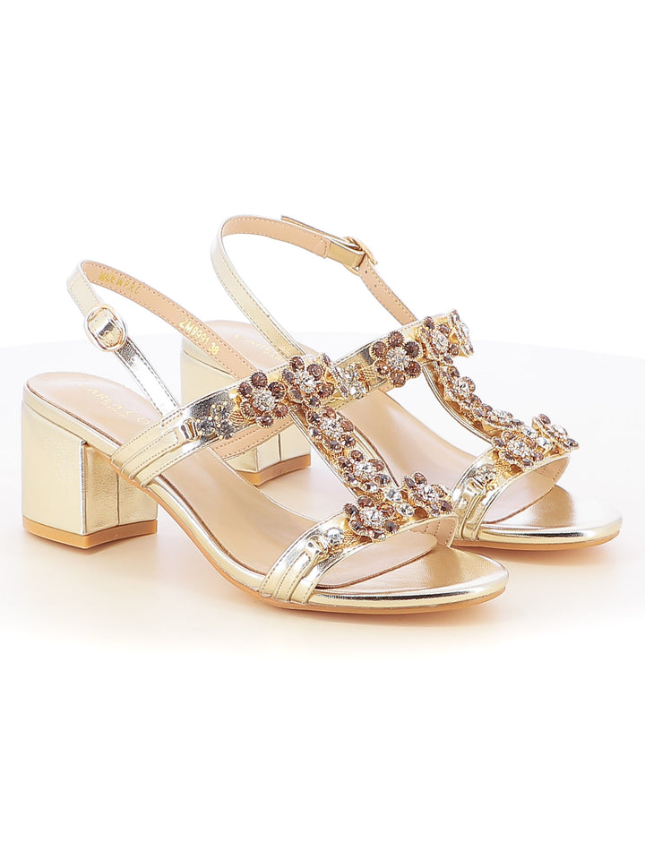 Sandali con t-strap donna CARLA COTE ZM9991 oro | Costa Superstore