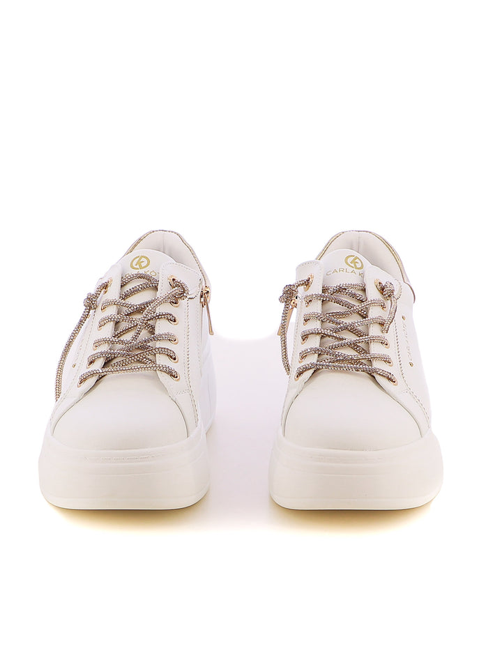 Sneakers stringate donna CARLA KOTE 2507K beige chiaro | Costa Superstore
