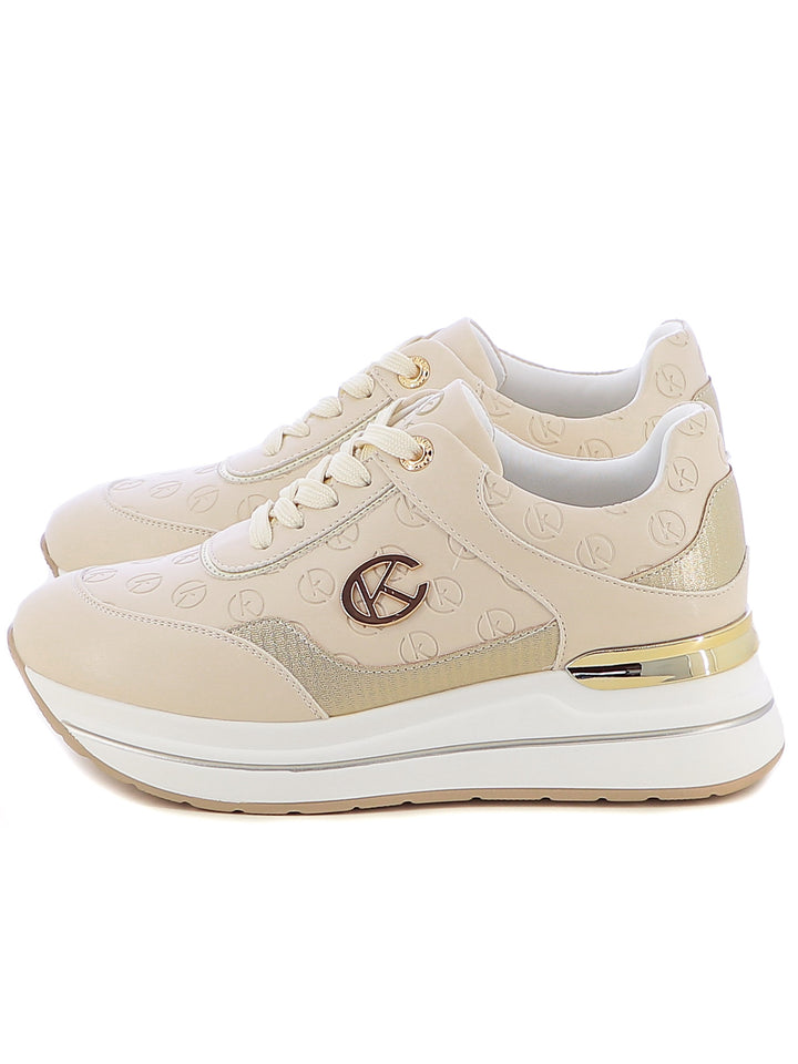Sneakers stringate donna CARLA KOTE 2550K beige chiaro | Costa Superstore