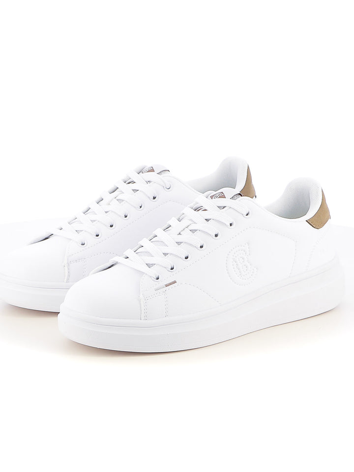 Sneakers stringate uomo COTTON BELT CBM514A28 bianco | Costa Superstore