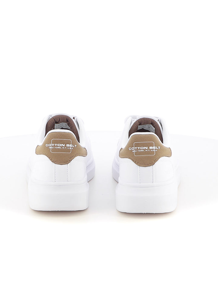 Sneakers stringate uomo COTTON BELT CBM514A28 bianco | Costa Superstore