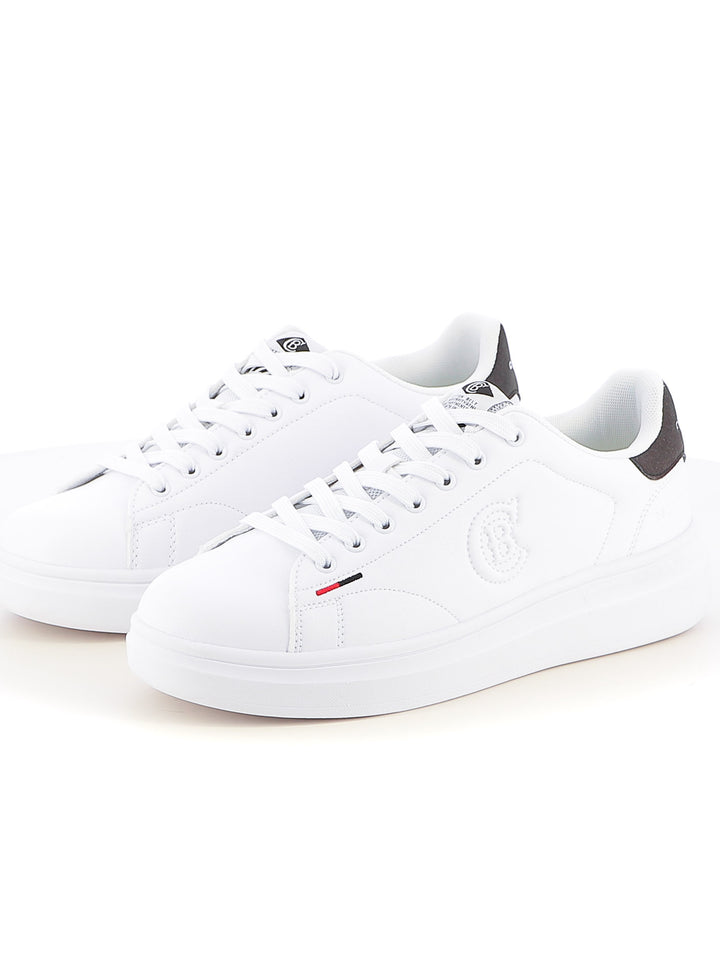Sneakers stringate uomo COTTON BELT CBM514A28 bianco nero | Costa Superstore