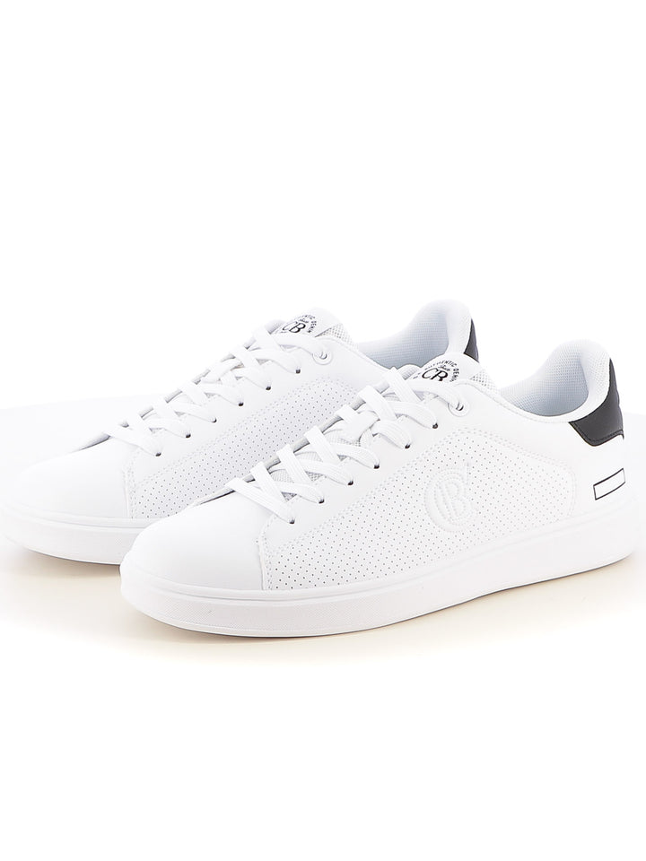 Sneakers stringate uomo COTTON BELT CBM514A52 bianco nero | Costa Superstore