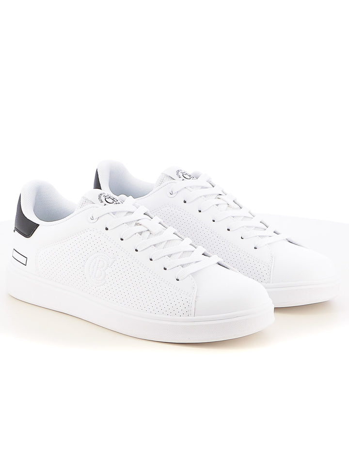 Sneakers stringate uomo COTTON BELT CBM514A52 bianco nero | Costa Superstore