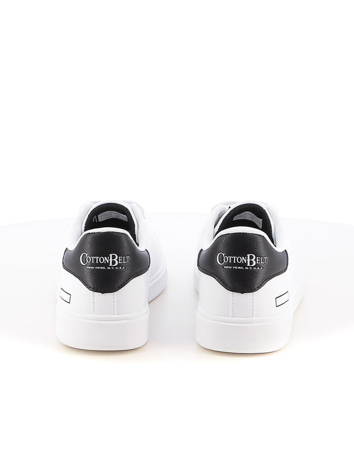 Sneakers stringate uomo COTTON BELT CBM514A52 bianco nero | Costa Superstore