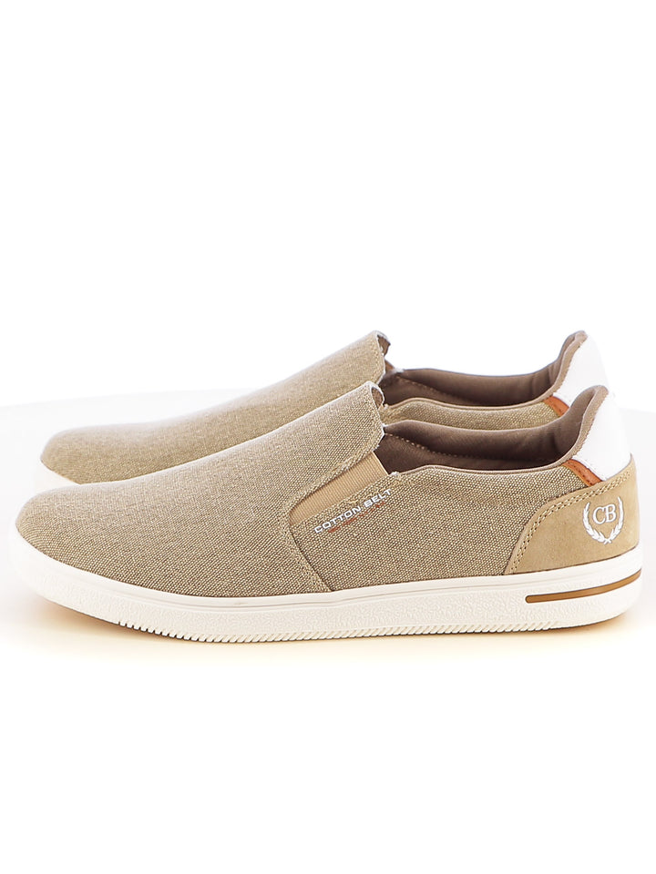 Sneakers senza lacci uomo COTTON BELT CBM514A57 marrone | Costa Superstore