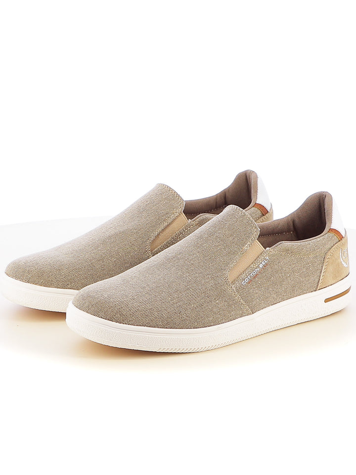 Sneakers senza lacci uomo COTTON BELT CBM514A57 marrone | Costa Superstore