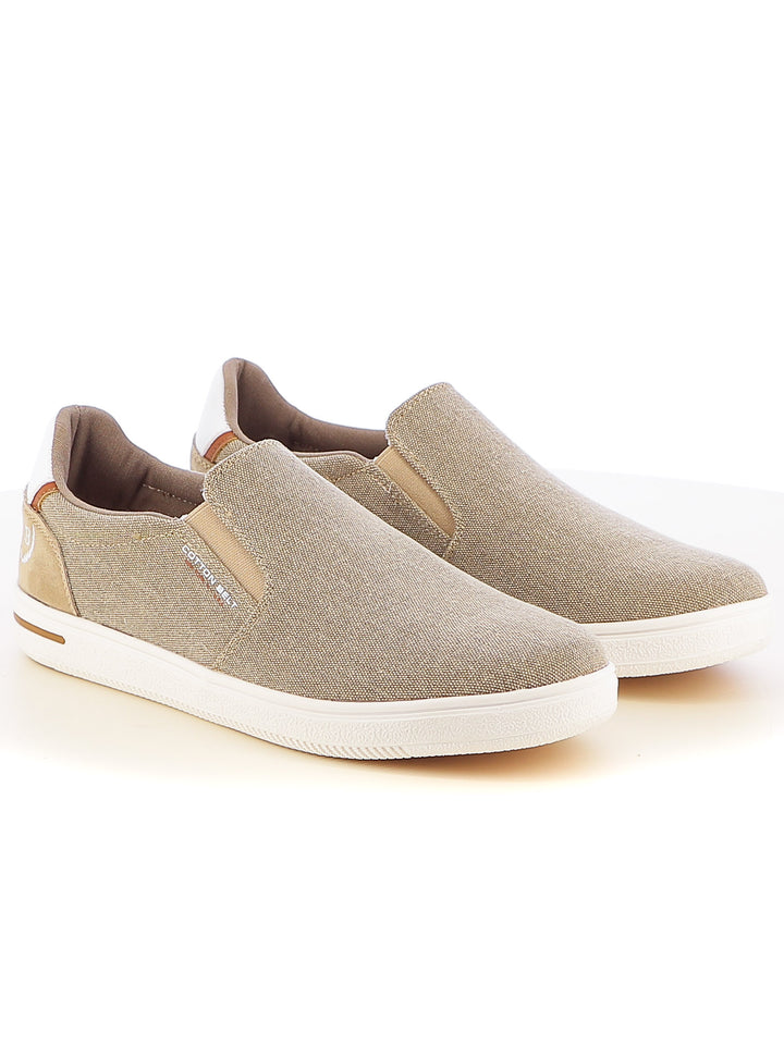 Sneakers senza lacci uomo COTTON BELT CBM514A57 marrone | Costa Superstore