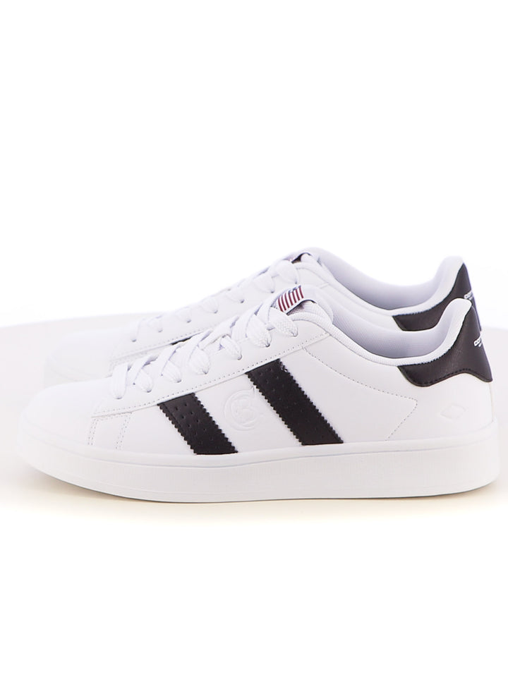 Sneakers stringate uomo COTTON BELT CBM514A71 bianco nero | Costa Superstore