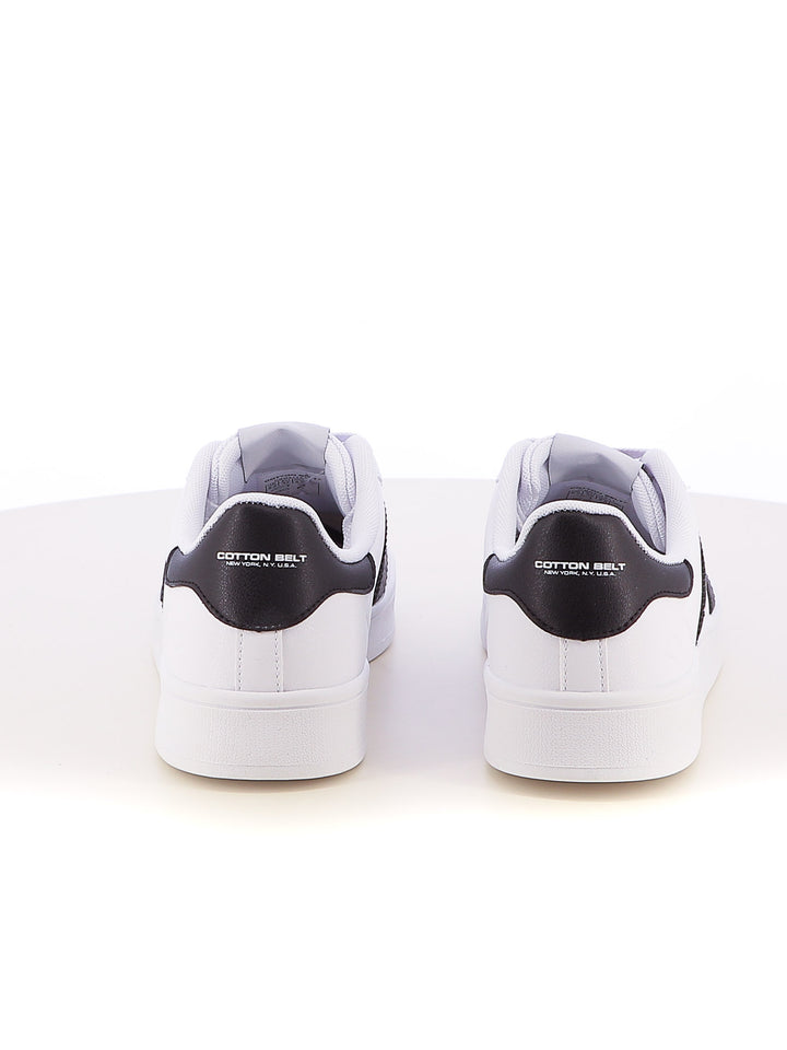 Sneakers stringate uomo COTTON BELT CBM514A71 bianco nero | Costa Superstore
