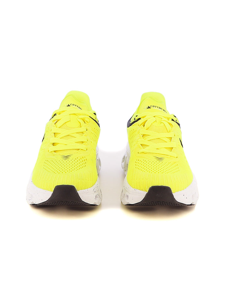 Sneakers stringate uomo COTTON BELT CBM515A10 nero giallo | Costa Superstore