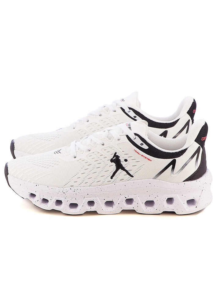 Sneakers stringate uomo COTTON BELT CBM515A10 bianco nero | Costa Superstore