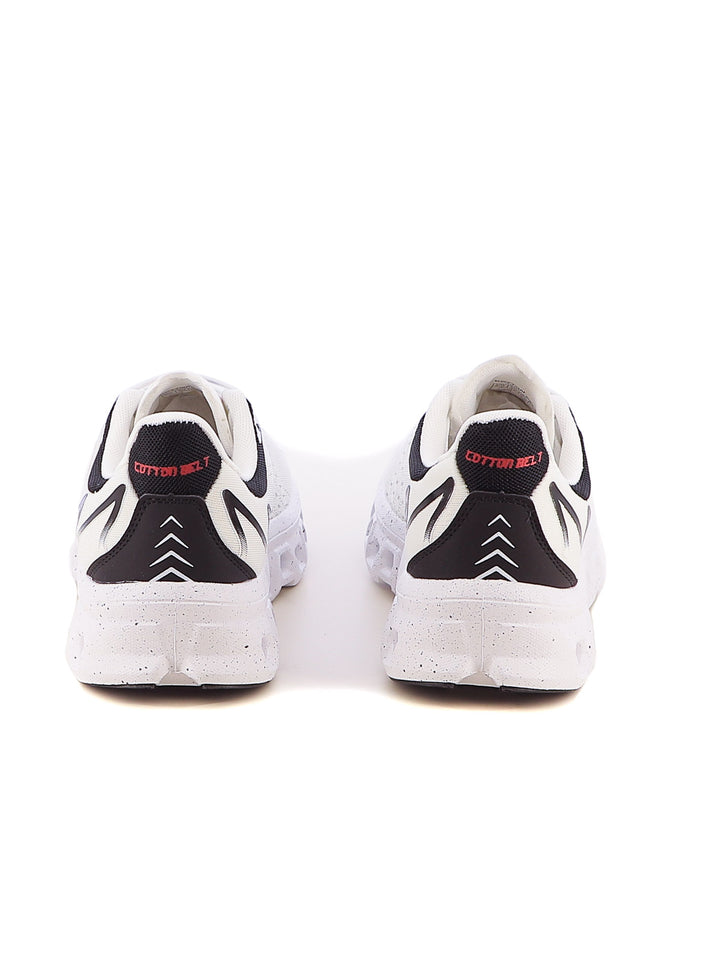 Sneakers stringate uomo COTTON BELT CBM515A10 bianco nero | Costa Superstore