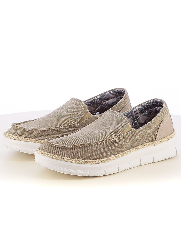 Mocassini casual uomo COTTON BELT CBM518A66 beige scuro | Costa Superstore