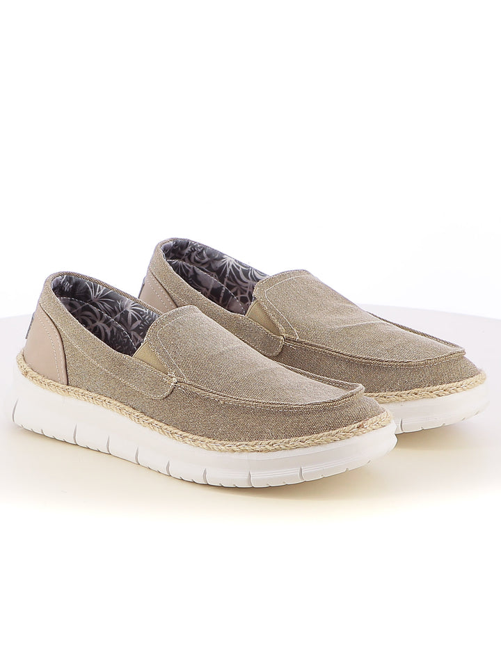 Mocassini casual uomo COTTON BELT CBM518A66 beige scuro | Costa Superstore