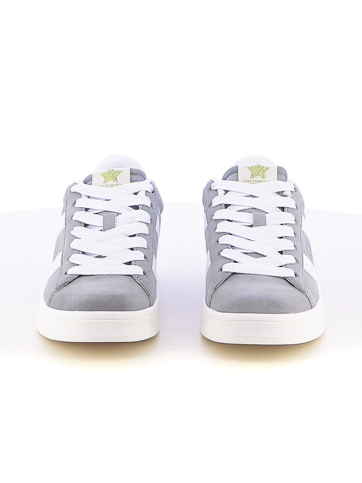 Sneakers stringate donna COTTON BELT CBW514A96 grigio scuro | Costa Superstore