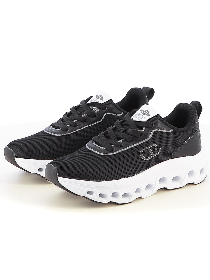 Sneakers stringate donna COTTON BELT CBW515A30 nero | Costa Superstore