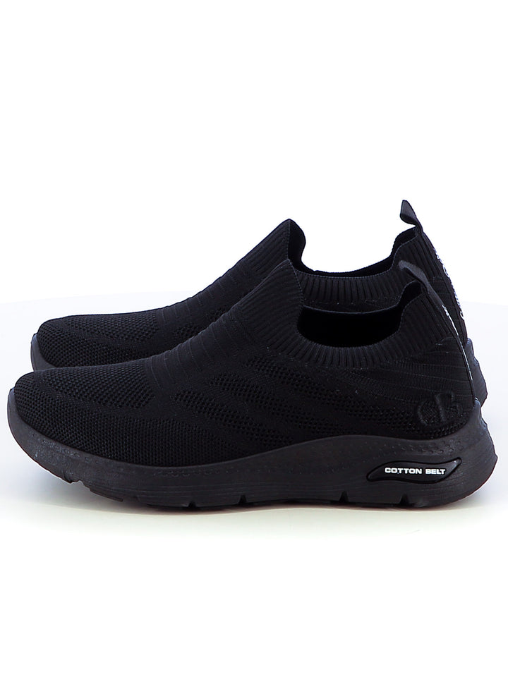 Sneakers stringate donna COTTON BELT CBW516A26 nero | Costa Superstore