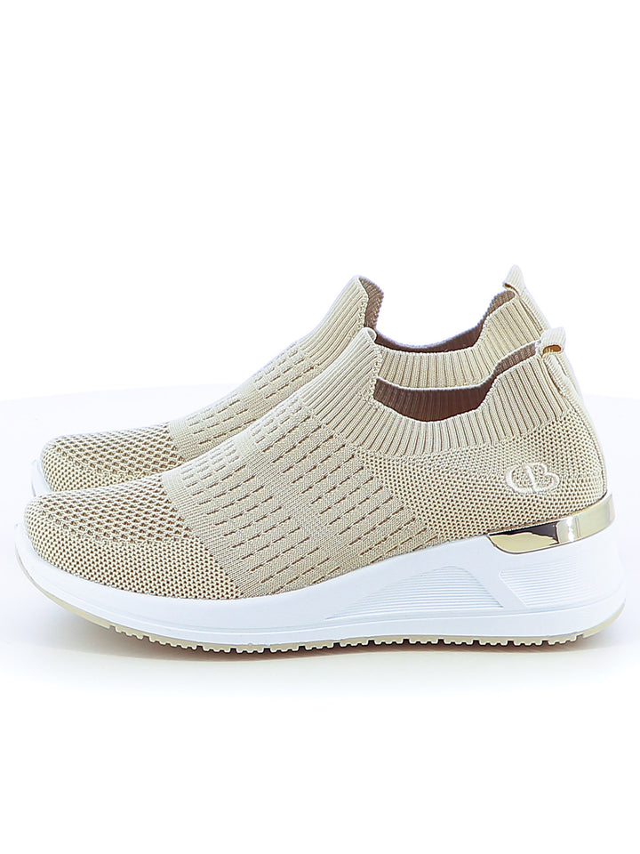 Scarpe derby donna COTTON BELT CBW516A74 beige scuro | Costa Superstore