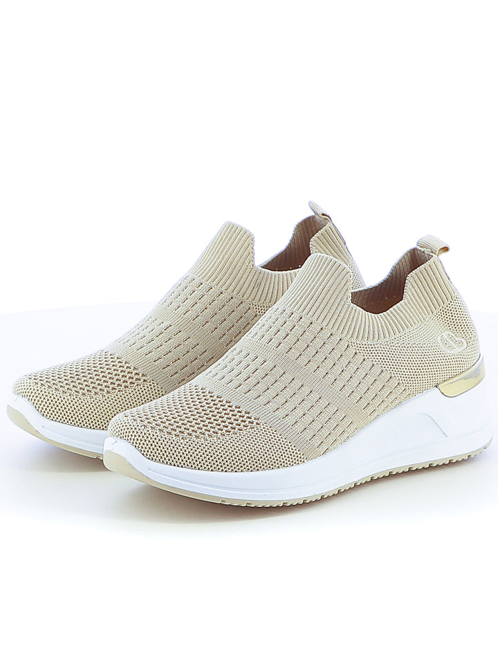 Scarpe derby donna COTTON BELT CBW516A74 beige scuro | Costa Superstore