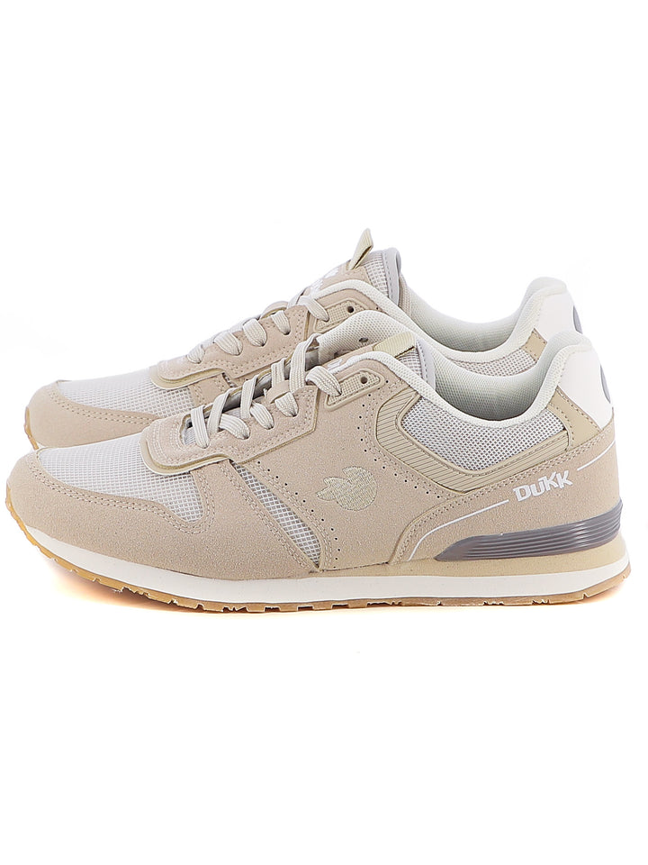 Sneakers stringate uomo DUKK DKM513100 beige chiaro | Costa Superstore