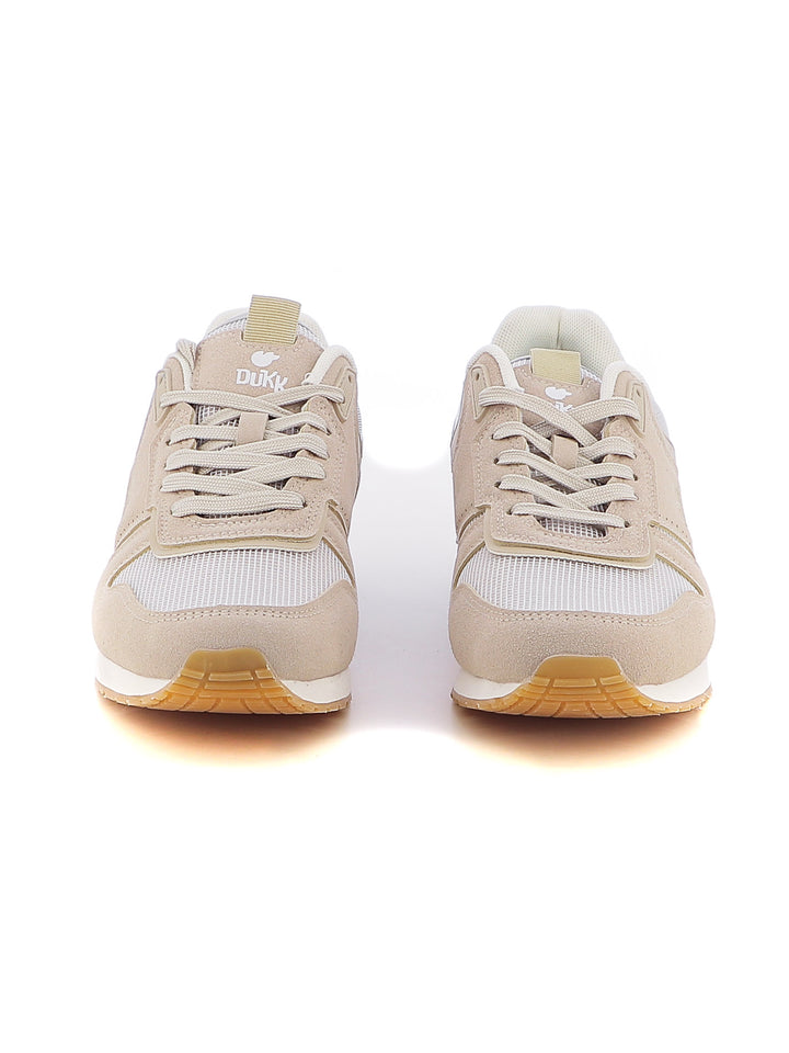 Sneakers stringate uomo DUKK DKM513100 beige chiaro | Costa Superstore