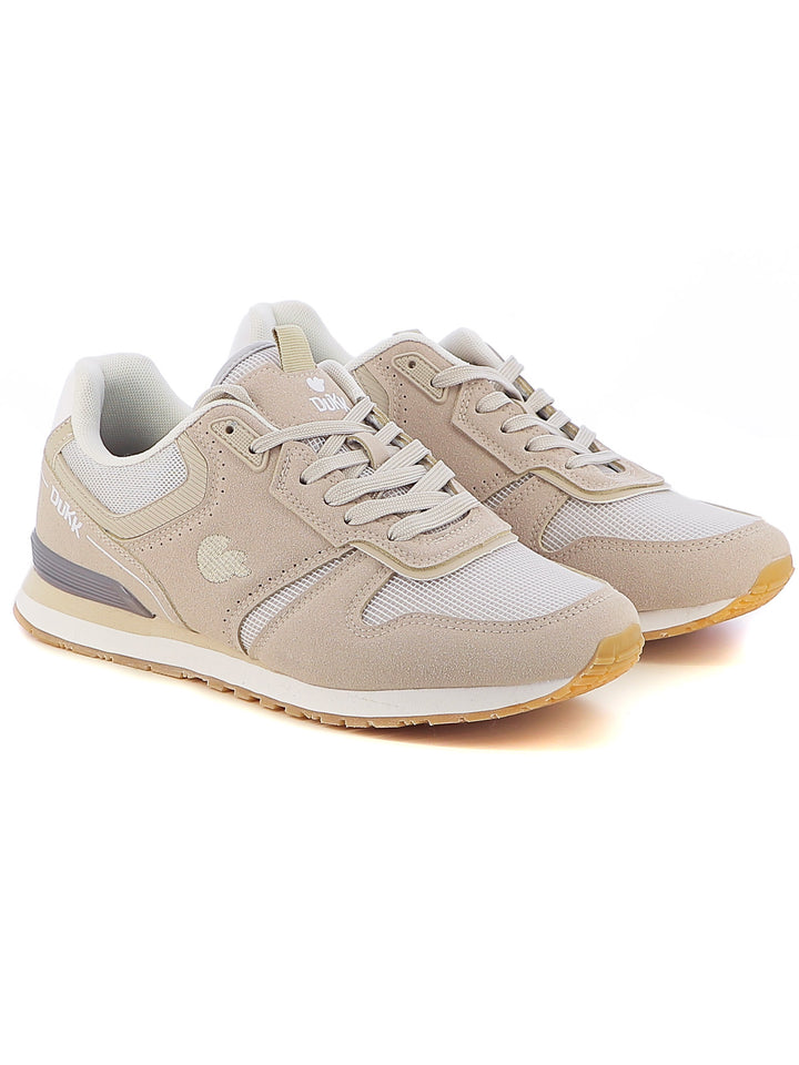 Sneakers stringate uomo DUKK DKM513100 beige chiaro | Costa Superstore