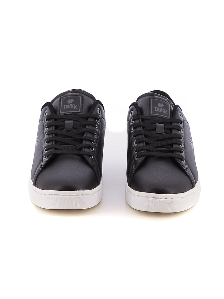 Sneakers stringate uomo DUKK DKM514000 nero bianco | Costa Superstore