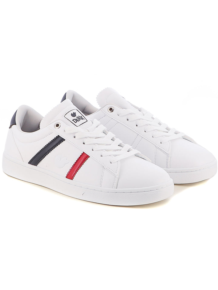 Sneakers stringate uomo DUKK DKM514010 bianco | Costa Superstore